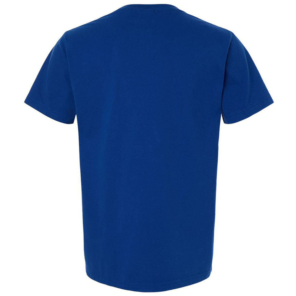 Bella + Canvas Unisex Royal Blue Heavyweight Garment-Dyed Tee