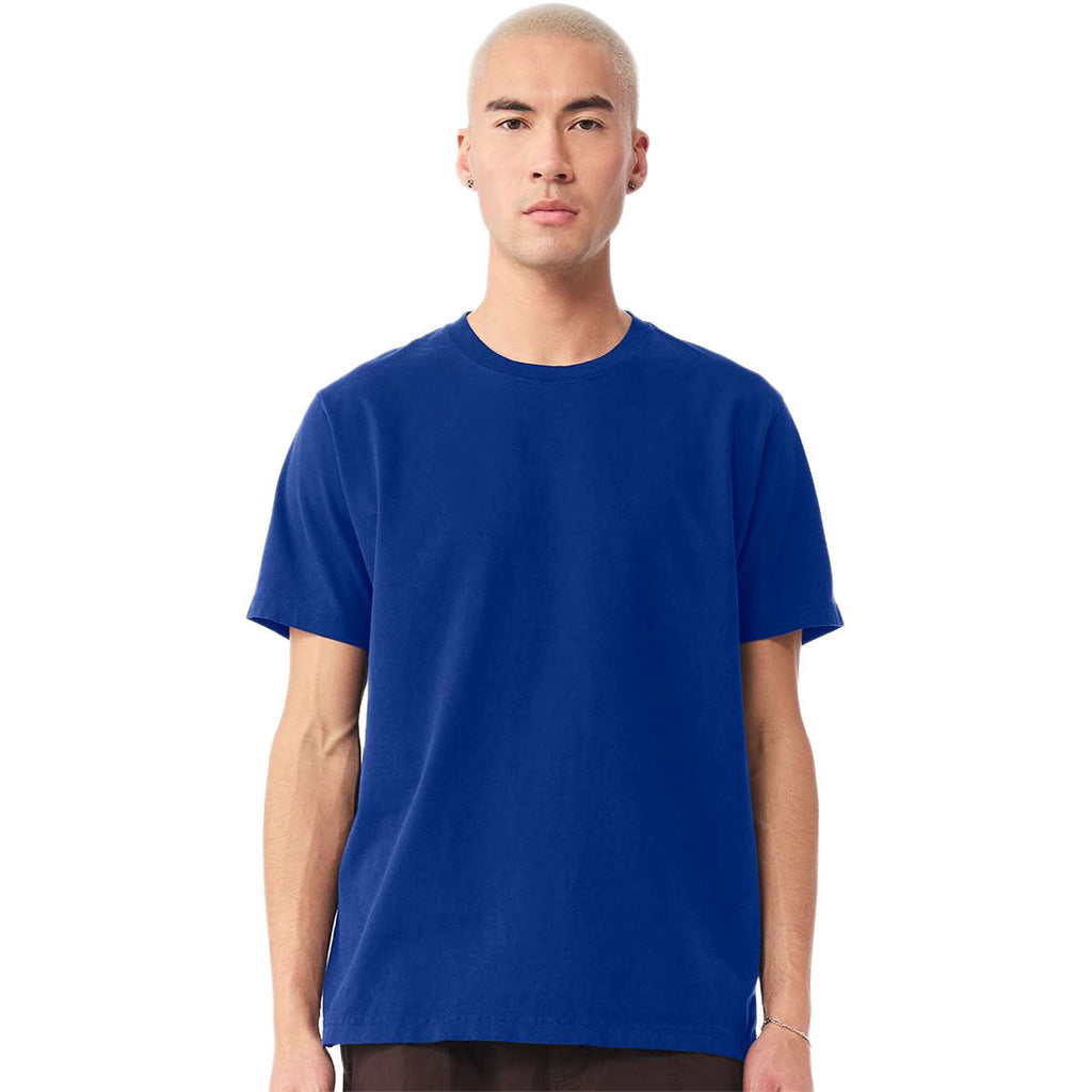Bella + Canvas Unisex Royal Blue Heavyweight Garment-Dyed Tee