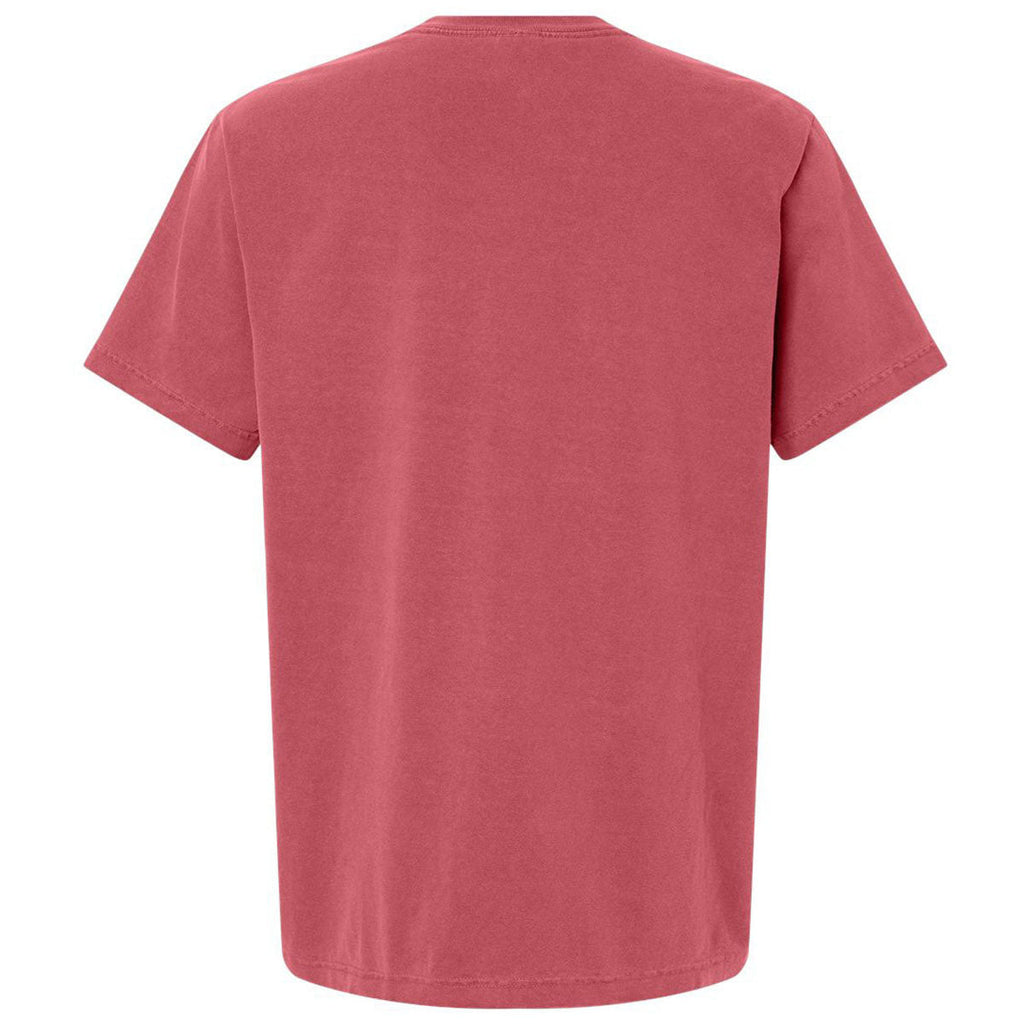 Bella + Canvas Unisex Washed Red Heavyweight Garment-Dyed Tee