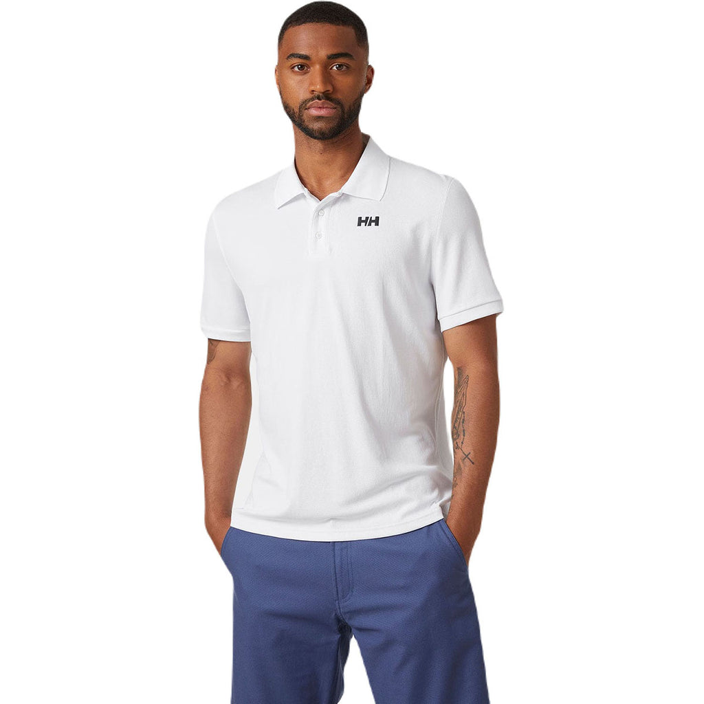 Helly Hansen Men's White HH Lifa Active Solen Short Sleeve Polo