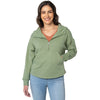 Charles River Women's Sage Willow Scallop Hem Hoodie