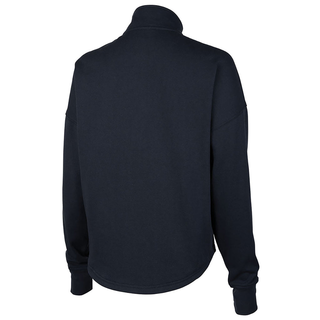 Charles River Women's Navy Willow Half Zip Sweatshirt