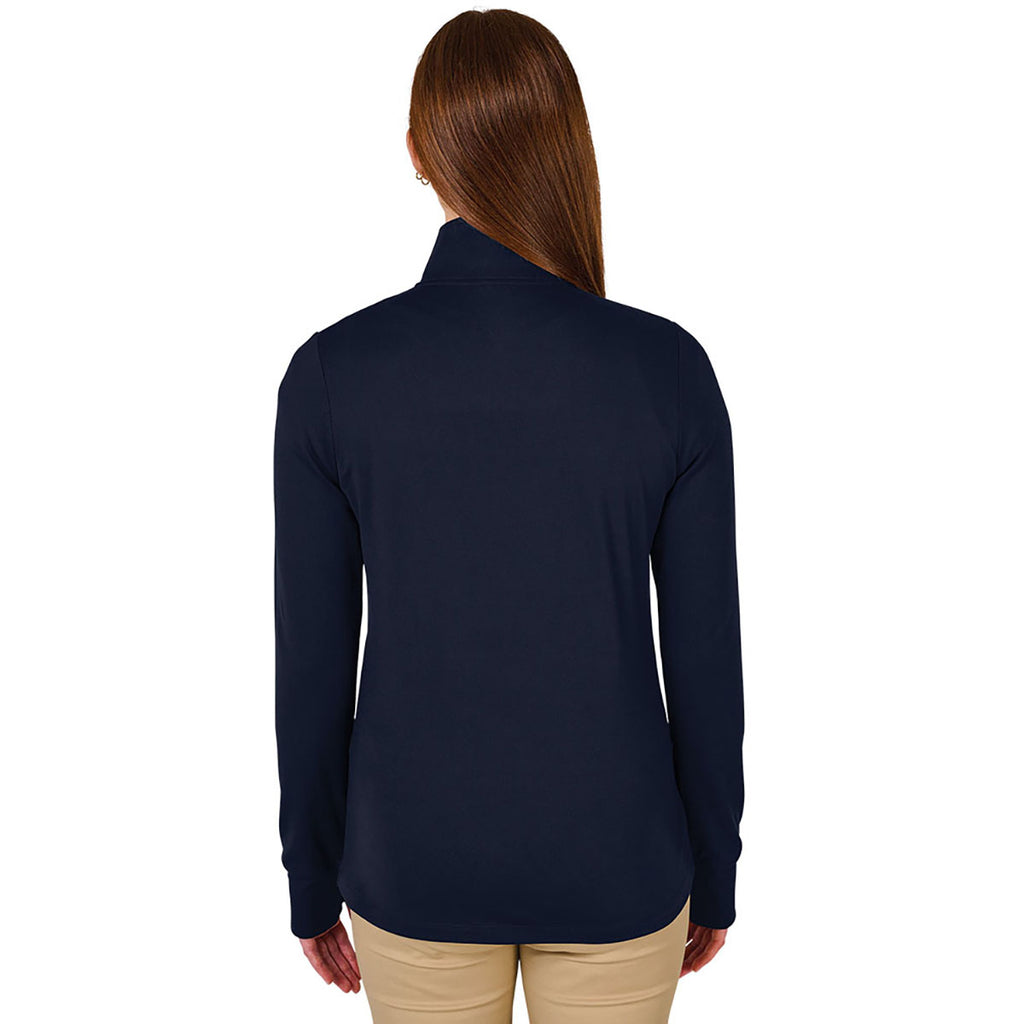 Charles River Women's Navy Nu Fitness Quarter Zip