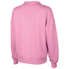 Charles River Women's Pink Willow Mock-Neck Sweatshirt