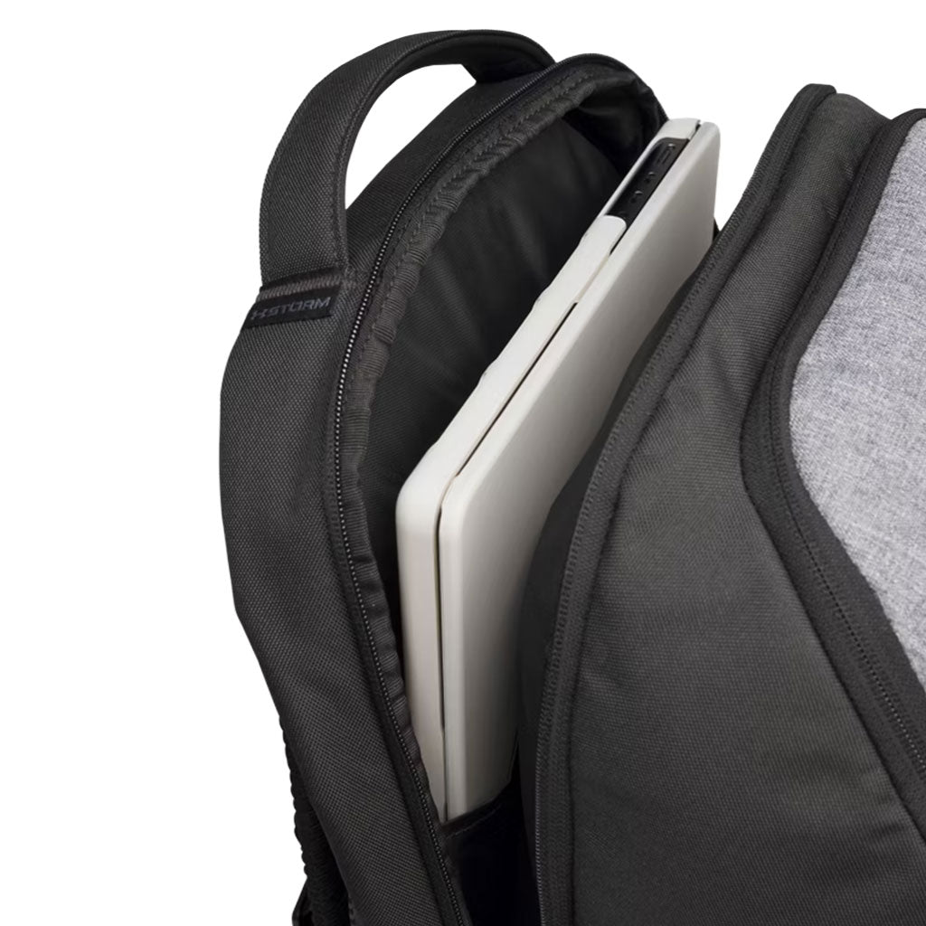 Under Armour Castlerock Medium Heather/Black/White No Weigh Playmaker Backpack