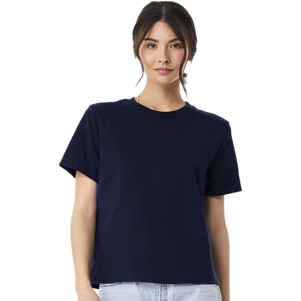Bella + Canvas Women's Navy 6 oz Heavyweight Tee