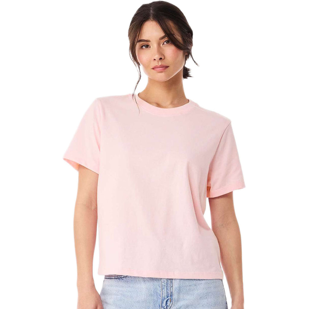 Bella + Canvas Women's Soft Pink 6 oz Heavyweight Tee