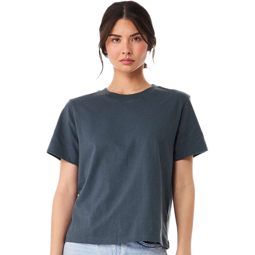 Bella + Canvas Women's Vintage Navy 6 oz Heavyweight Tee