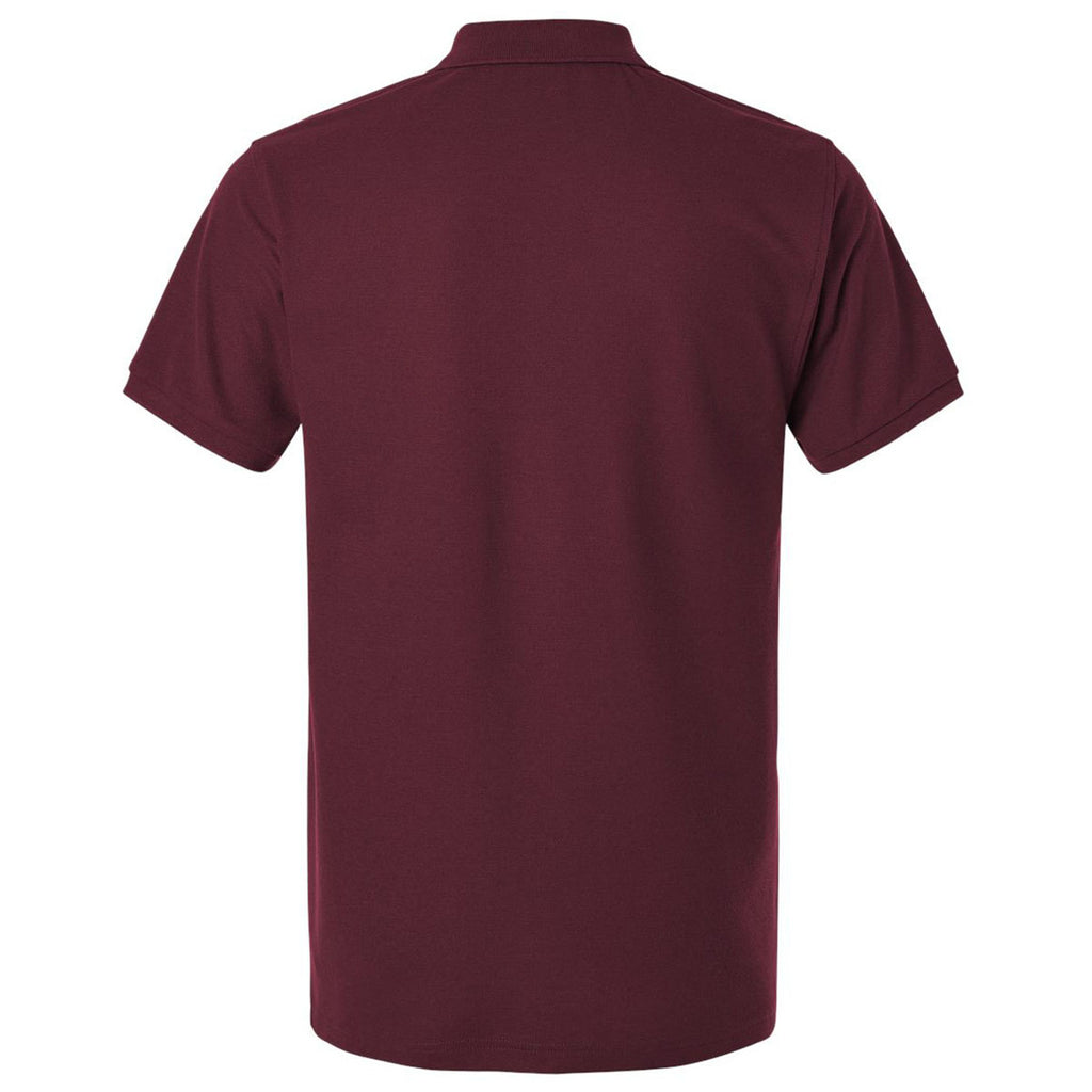 AllPro Men's Maroon Pique Polo