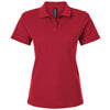 AllPro Women's Red Pique Polo