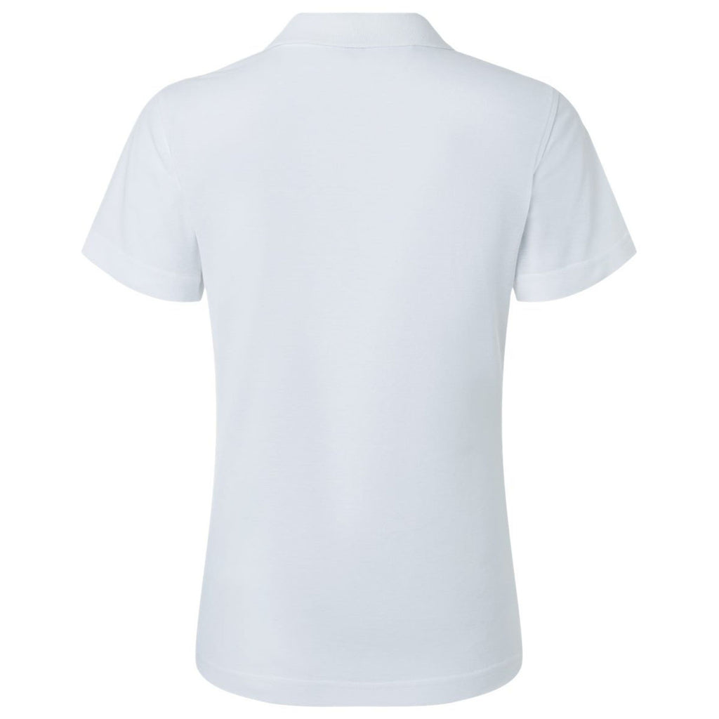 AllPro Women's White Pique Polo