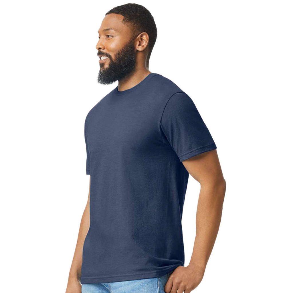 Gildan Unisex Navy Mist Softstyle CVC T-Shirt