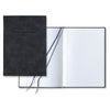 Castelli Black Chia Slim Grande Lined White Page Journal