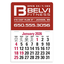 Triumph Calendars Forest Green Vinyl Press-N-Stick Standard Calendar