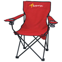 Hit Red Folding Chair With Carrying Bag