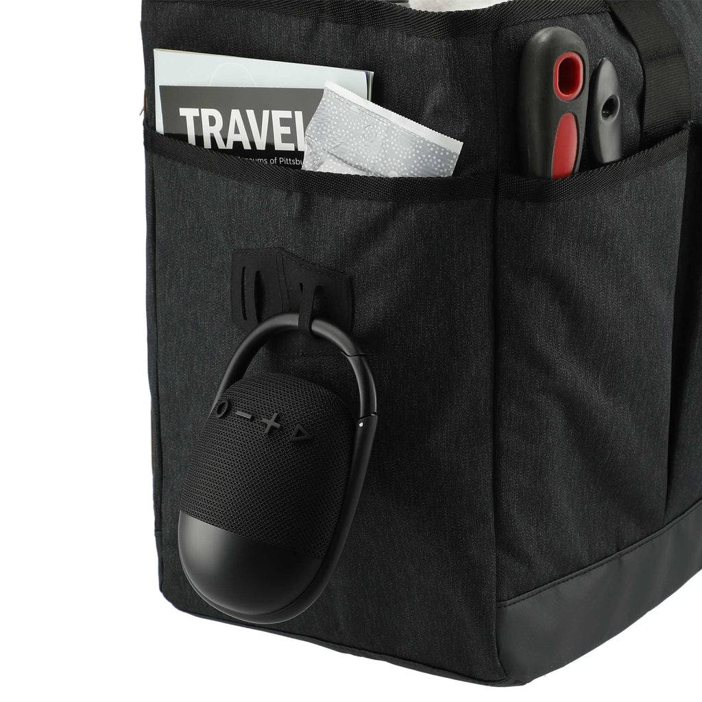 Black Fabric Clip Waterproof Bluetooth Speaker