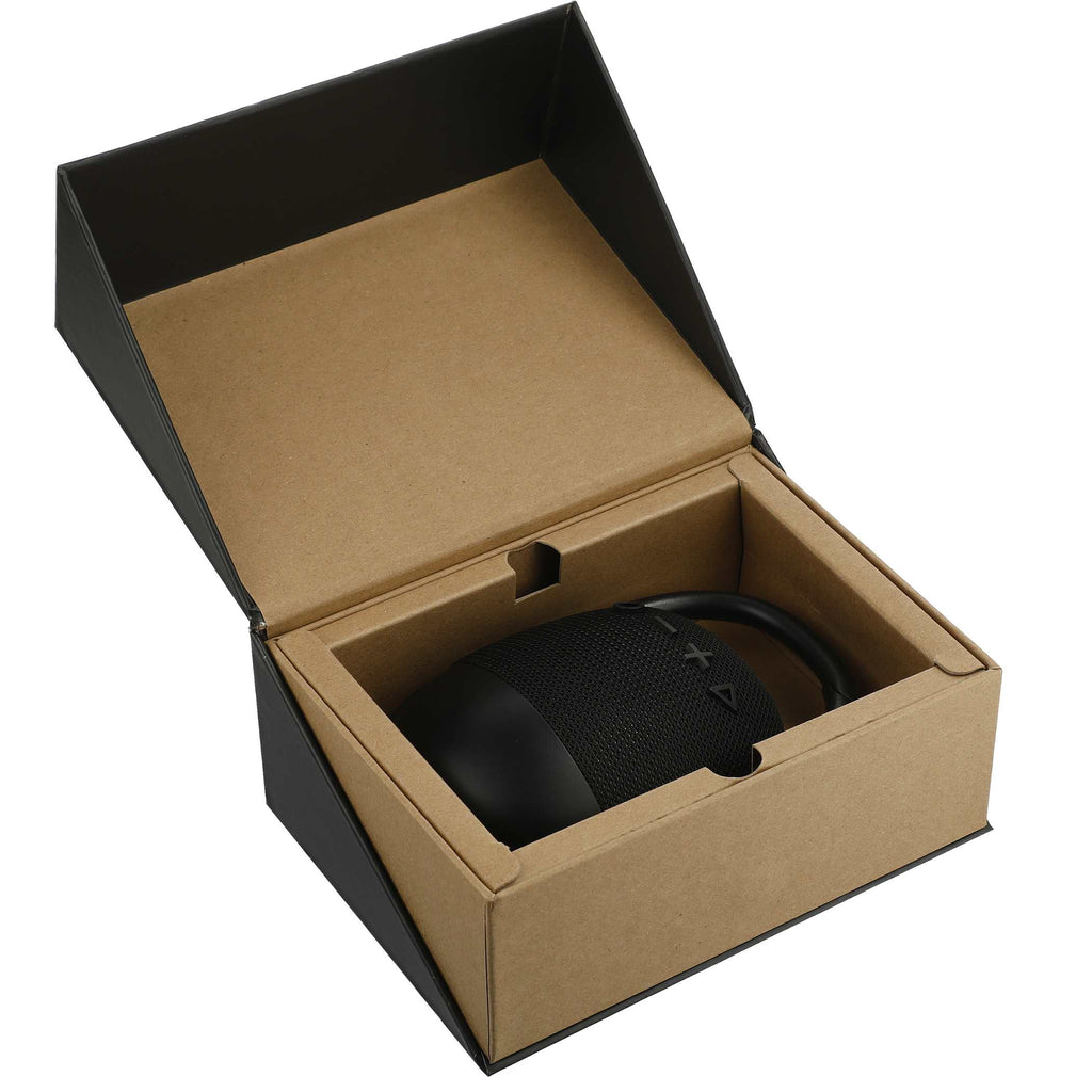 Black Fabric Clip Waterproof Bluetooth Speaker