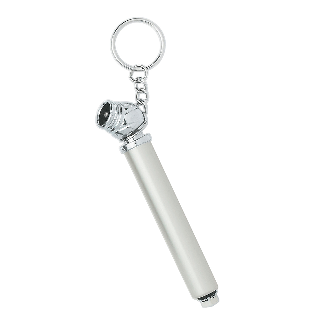 Hit Silver Mini Tire Gauge Key Chain