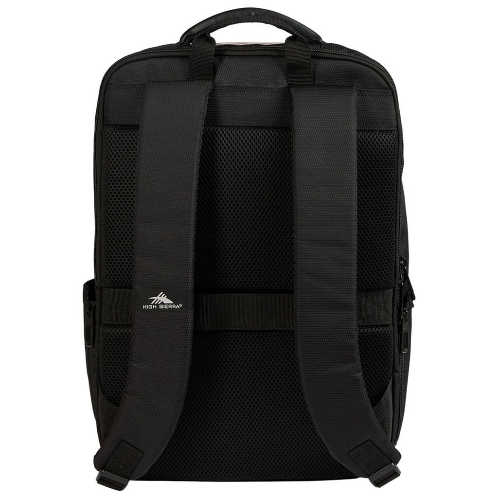 High Sierra Black Recycled Armagh Backpack