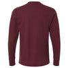 Next Level Unisex Maroon Ideal Thermal Long Sleeve T-Shirt