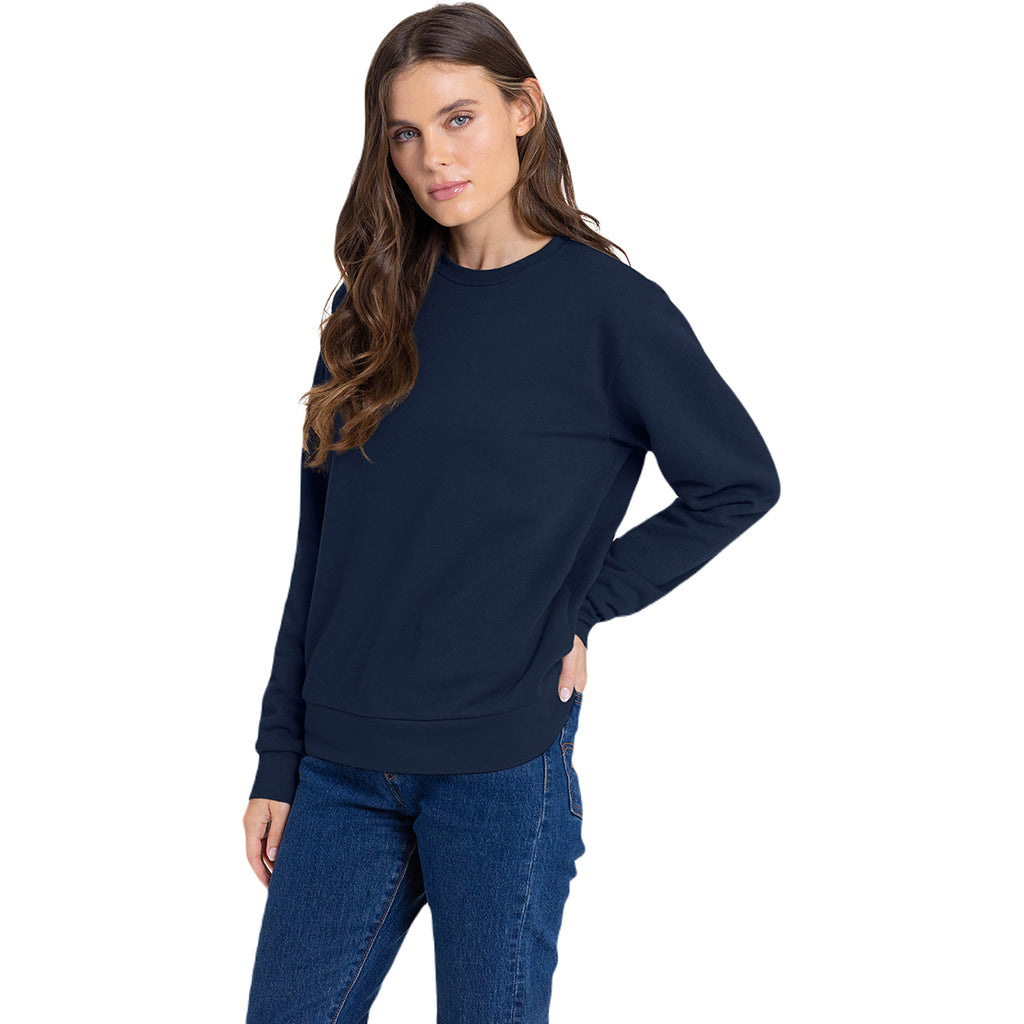 Next Level Apparel Unisex Midnight Navy Santa Cruz Sweatshirt