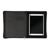 Wenger Black Recycled Tech Zippered Padfolio