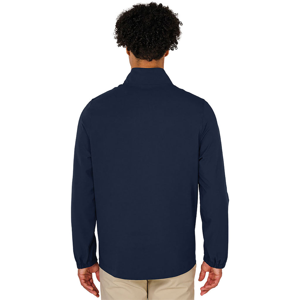 Charles River Men's Navy Lexington Stretch Quarter Zip Pullover