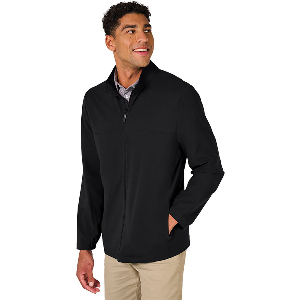 Charles River Men's Black Lexington Stretch Full Zip Jacket