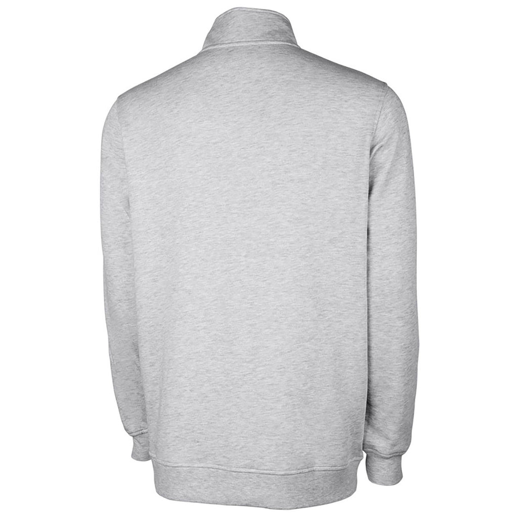 Charles River Men's Heather Grey Willow Half Zip Sweatshirt
