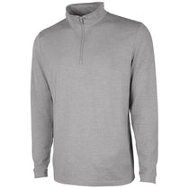 Charles River Men's Light Grey Heather Vista Tri-Blend Quarter Zip