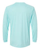 Paragon Aqua Blue Unisex Long Islander Performance Long Sleeve T-Shirt