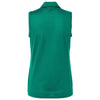 Adidas Women's Pure Teal Ottoman Sleeveless Polo