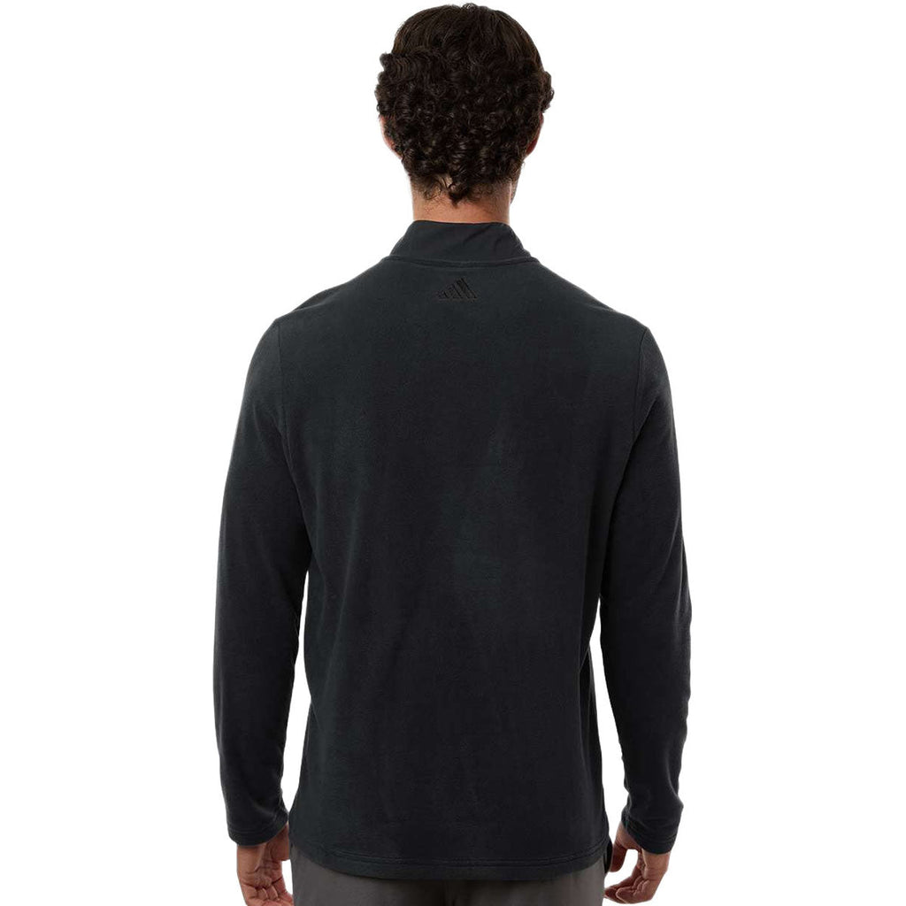 Adidas Men's Black Ultimate365 Cozy Quarter-Zip Pullover
