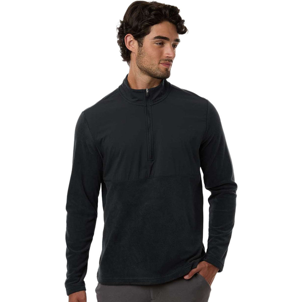 Adidas Men's Black Ultimate365 Cozy Quarter-Zip Pullover