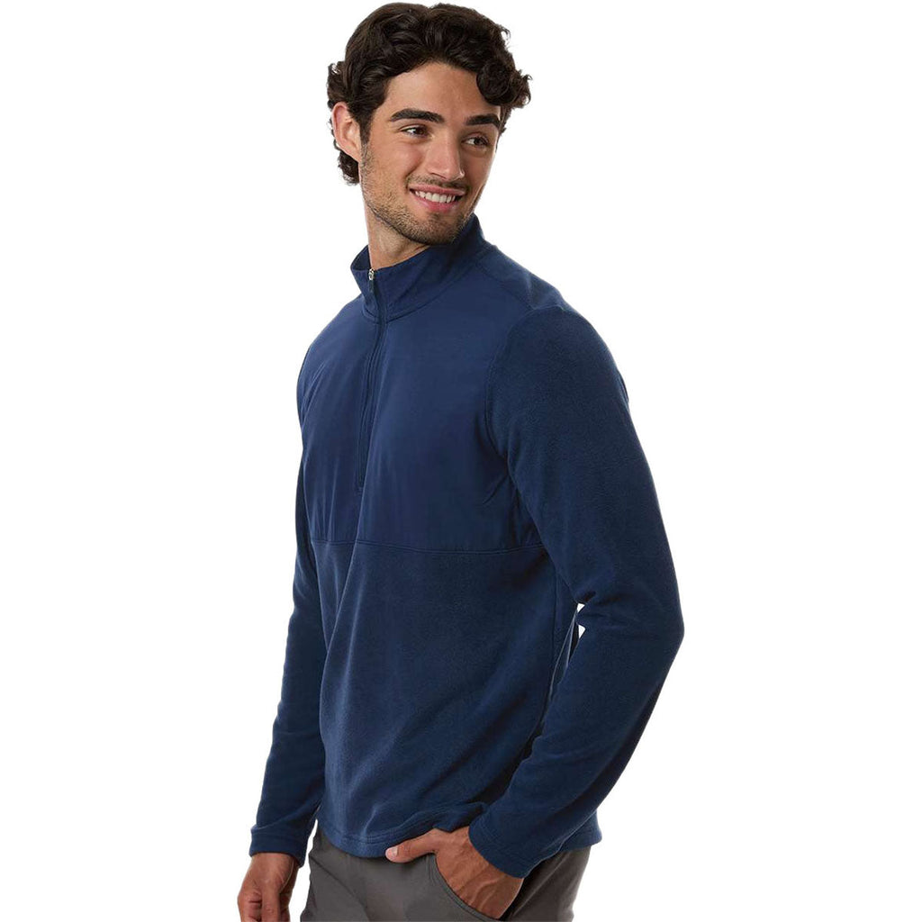 Adidas Men's Collegiate Navy Ultimate365 Cozy Quarter-Zip Pullover