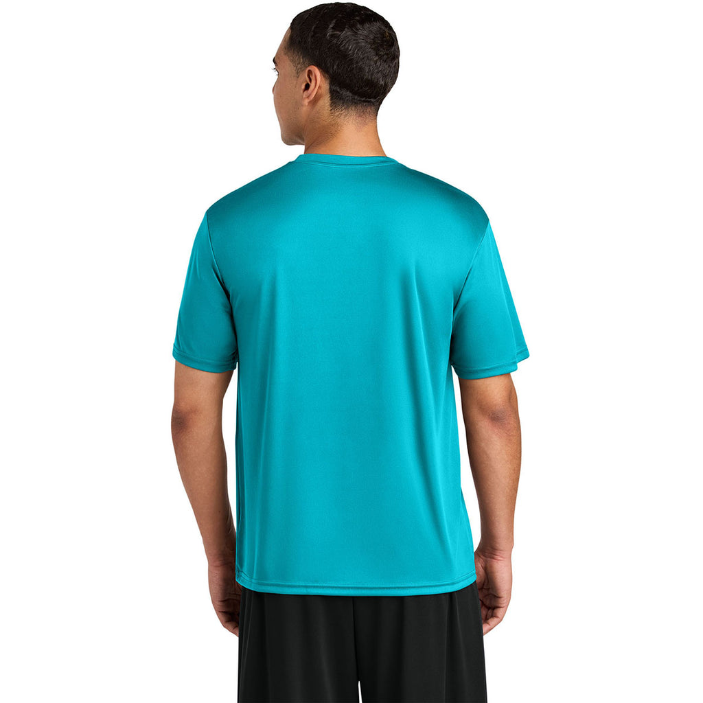 A4 Men's Electric Blue Cooling Performance Short Sleeve Tee