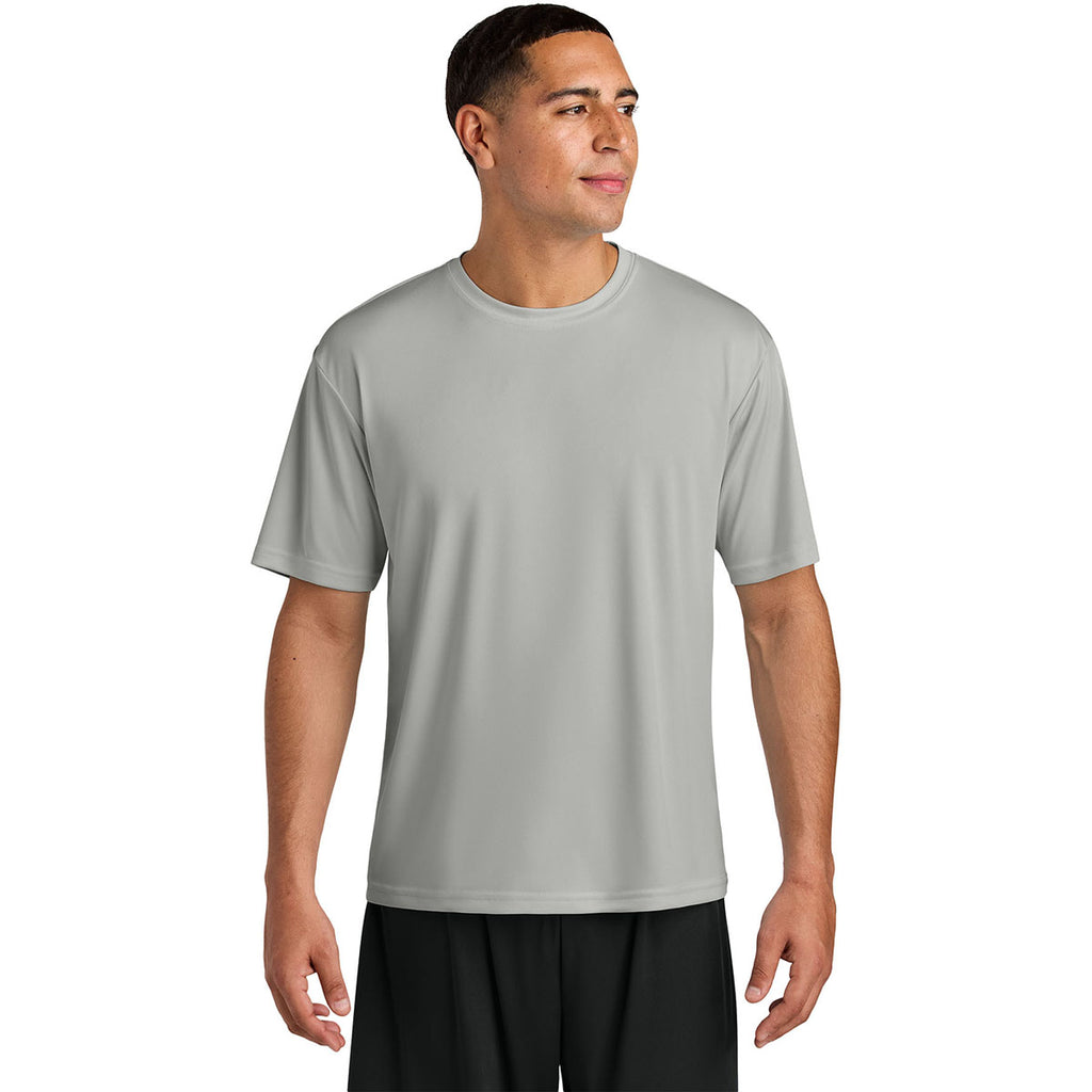 A4 Men's Silver Cooling Performance Short Sleeve Tee