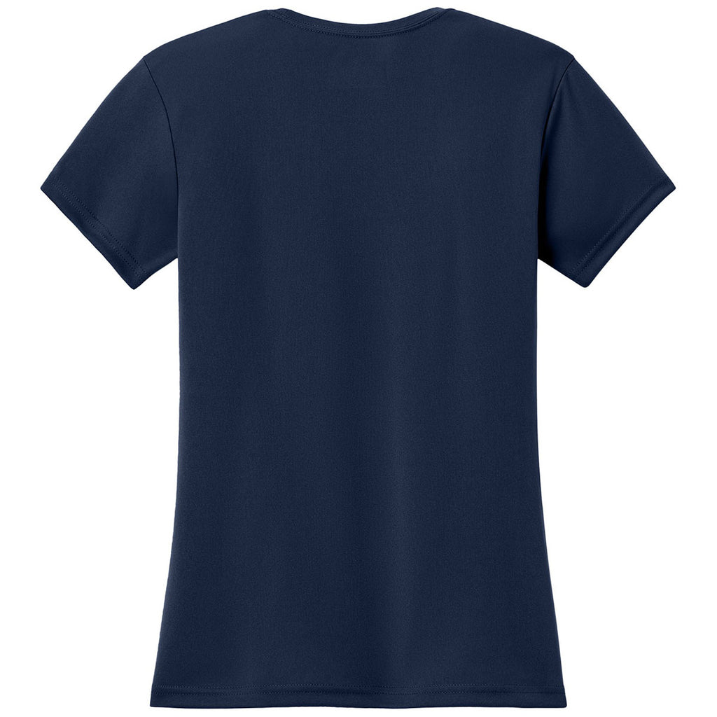 A4 Women's Navy Cooling Performance Short Sleeve Tee