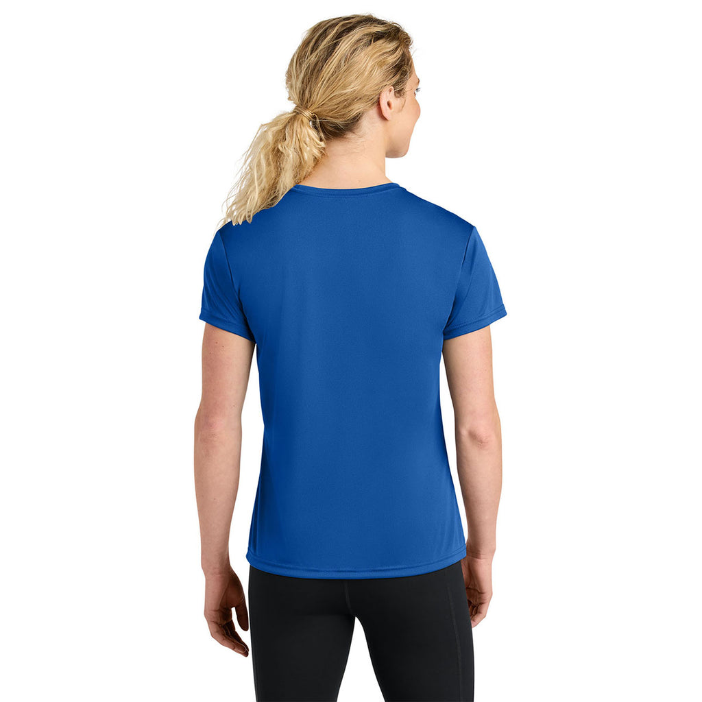 A4 Women's Royal Cooling Performance Short Sleeve Tee