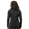Adidas Women's Black Spacer Quarter-Zip Pullover