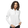 Adidas Women's Core White Spacer Quarter-Zip Pullover