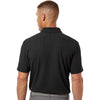 Adidas Men's Black Printed Blend Polo