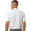 Adidas Men's White Printed Blend Polo