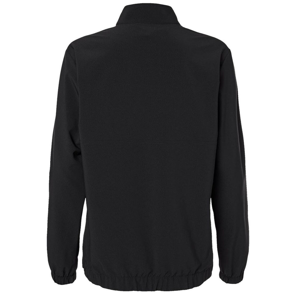 Adidas Women's Black Woven Half-Zip Pullover