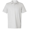 Adidas Men's White 4-Way Stretch Printed Polo