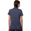 Adidas Women's Collegiate Navy 4-Way Stretch Printed Polo