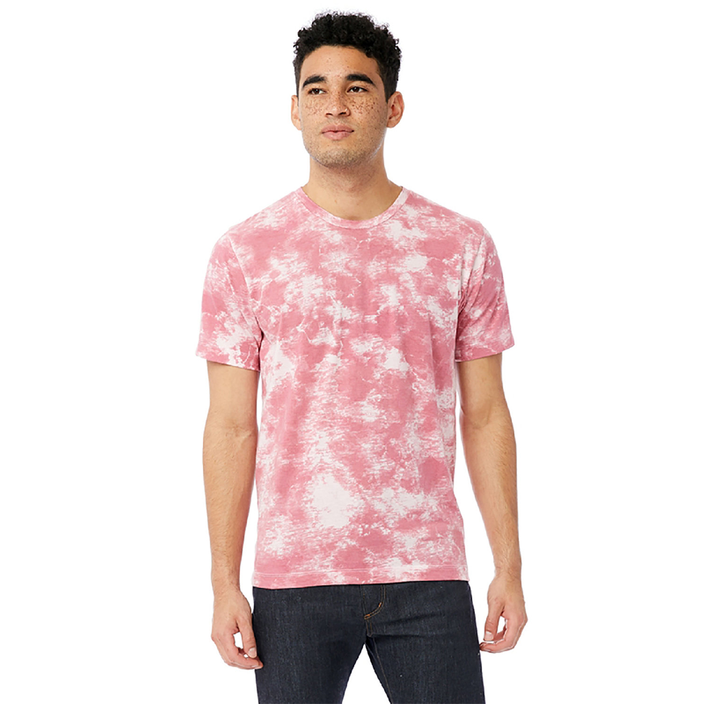 Alternative Apparel Unisex Pink Tie Die Go-To T-Shirt