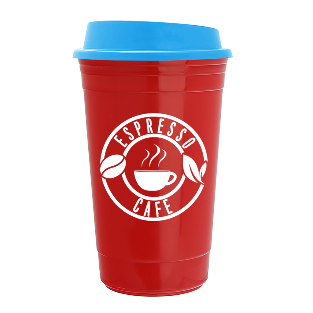 Garyline Red Traveler Insulated Cup - 16 oz.