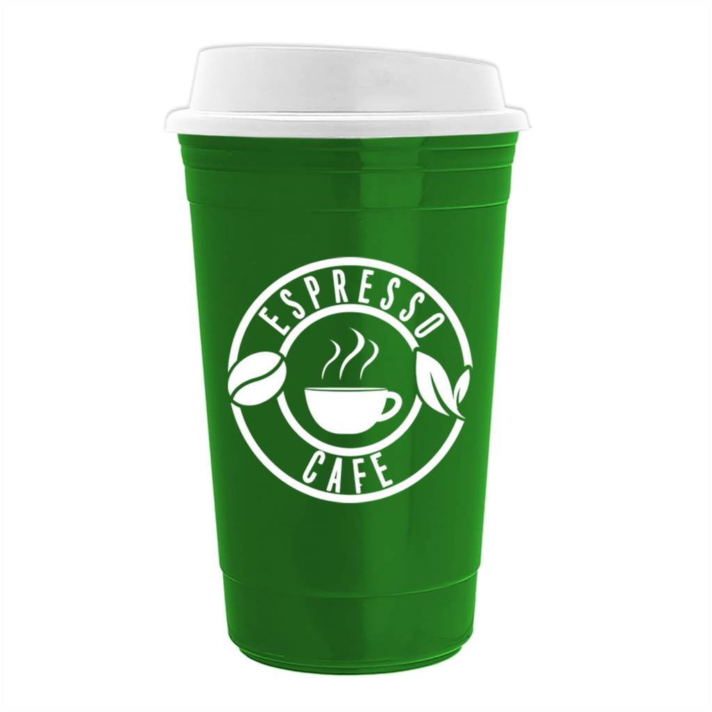 Garyline Green Traveler Insulated Cup - 16 oz.
