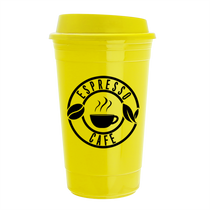 Garyline Yellow Traveler Insulated Cup - 16 oz.